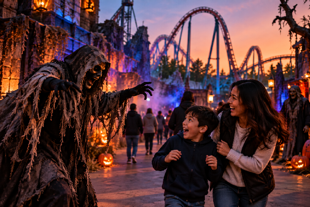 fright fest supporting editorial illustration