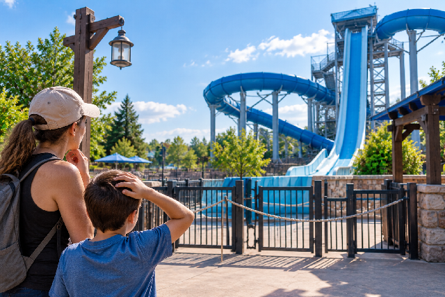 hershey park closing supporting editorial illustration